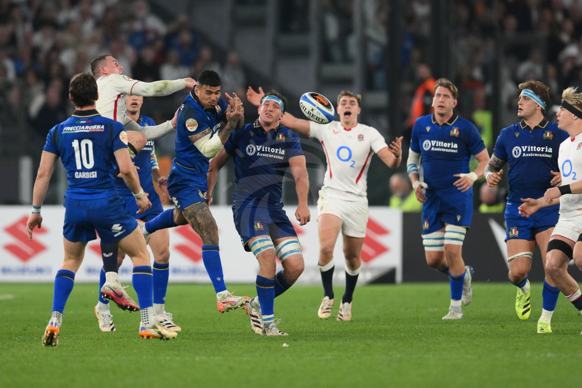 Inne: Six Nations. Włochy - Anglia. - Agencja Fotograficzna