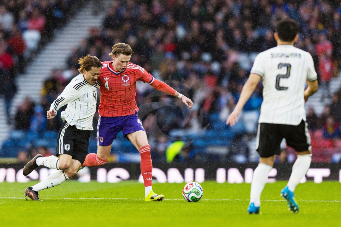 Piłka Nożna: Mecz towarzyski. Szkocja - Japonia. - Agencja Fotograficzna