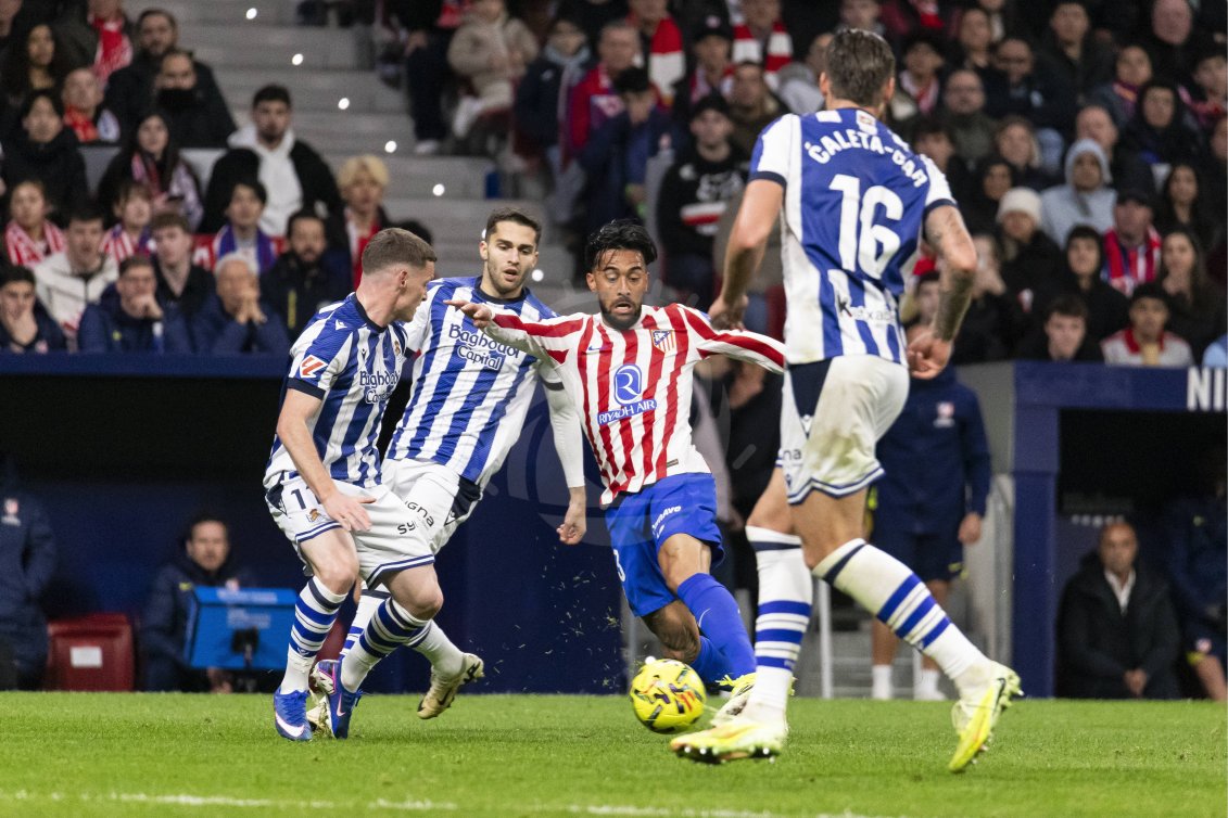 Piłka Nożna: La Liga. Atletico Madryt - Real Sociedad. - Agencja Fotograficzna