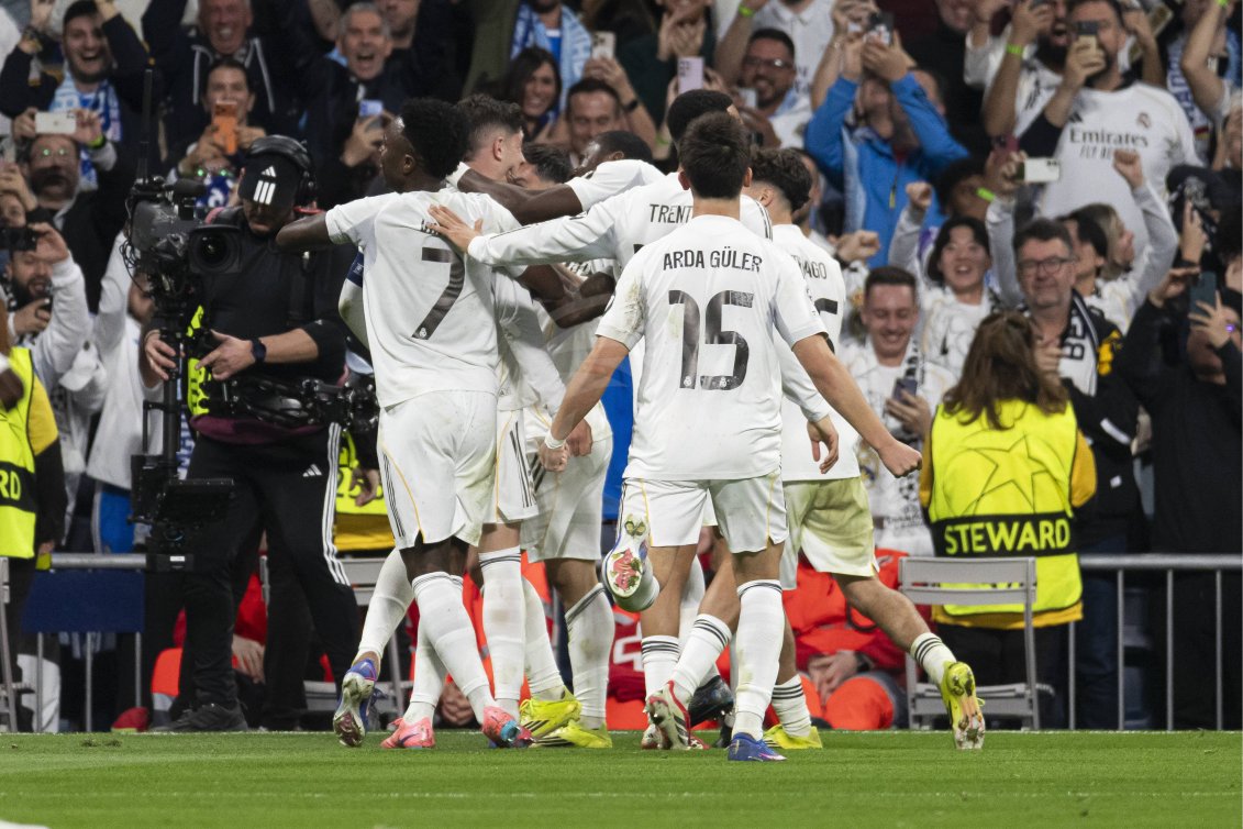 Piłka Nożna: Liga Mistrzów. Real Madryt - Manchester City. - Agencja Fotograficzna