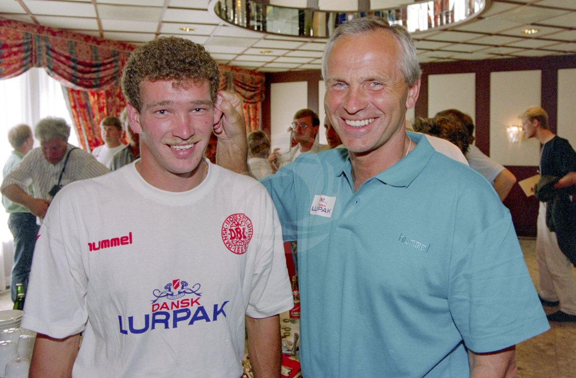 Inne: UEFA EURO 1992. Dania. Konferencja. - Agencja Fotograficzna