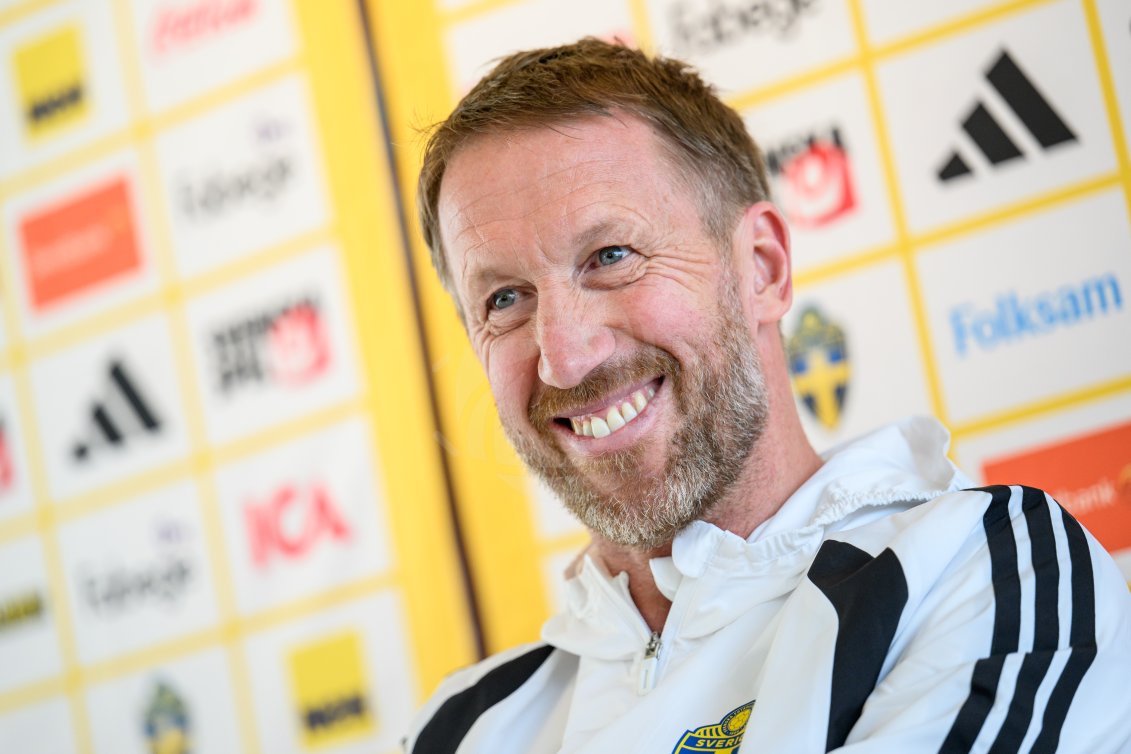 Inne: Eliminacje Mistrzostw Świata. Szwecja. Konferencja. - Agencja Fotograficzna