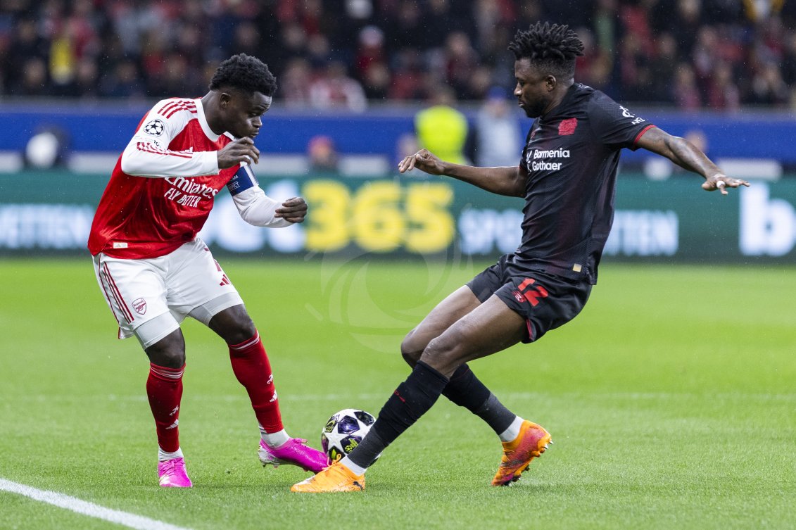 Piłka Nożna: Liga Mistrzów. Bayer Leverkusen - FC Arsenal. - Agencja Fotograficzna