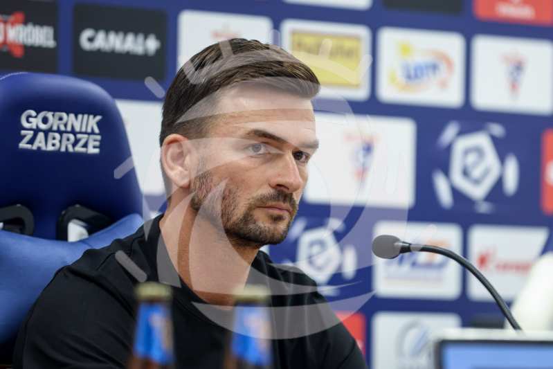 Piłka Nożna: PKO Ekstraklasa. Konferencja przed meczem Gornik Zabrze - GKS Katowice. - Agencja Fotograficzna